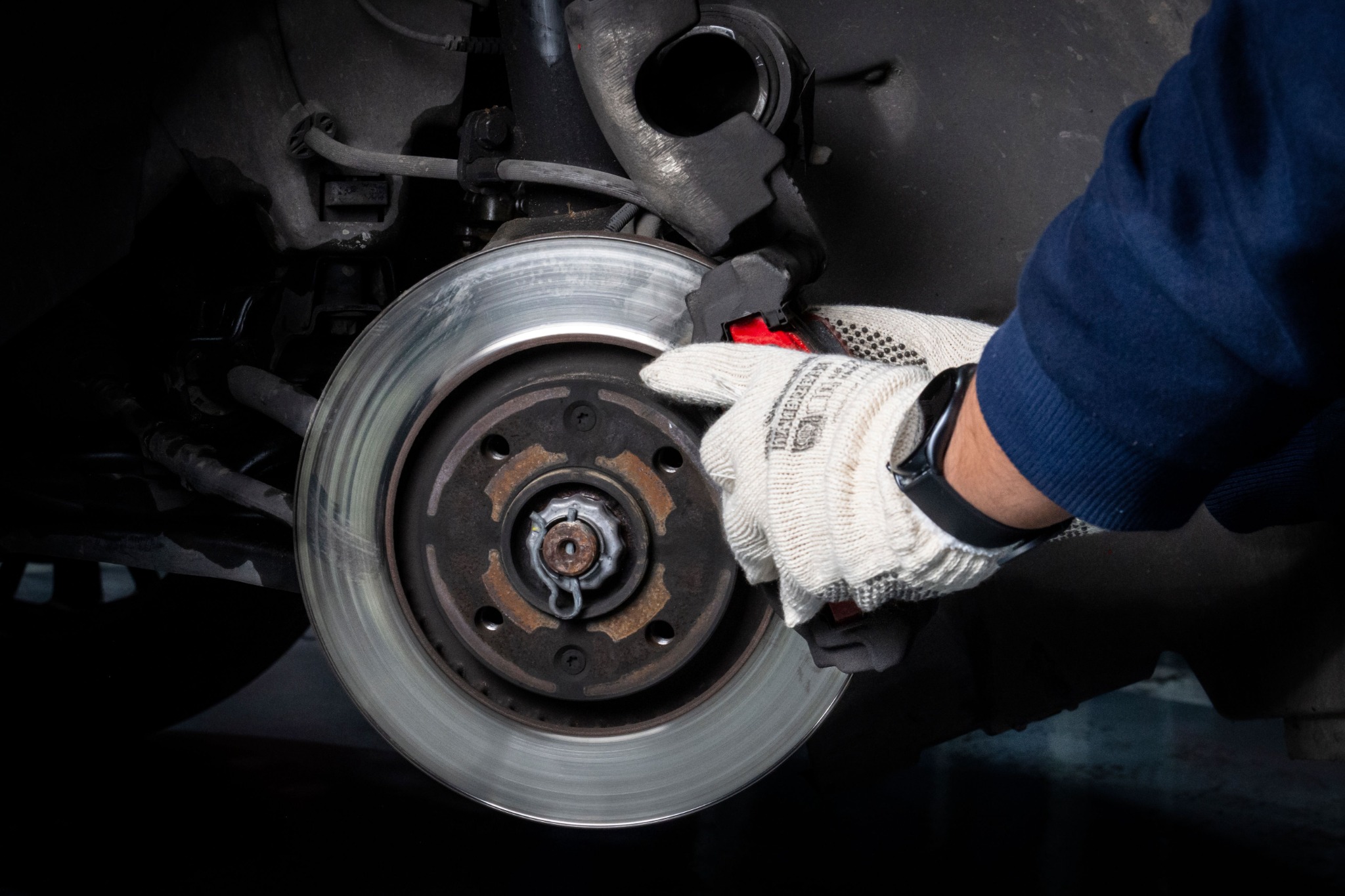 Illustrative photo: brake service